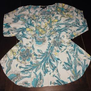 ⚡️Paisley Print Blouse by Alfani Top Tunic Size 8